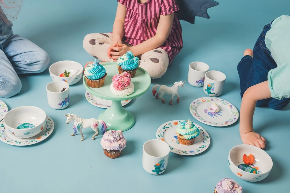 Bella Rose Detská porcelánová miska Drak 400 ml