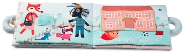 Lilliputiens - Textilná knižka Dobré ráno líška Alice