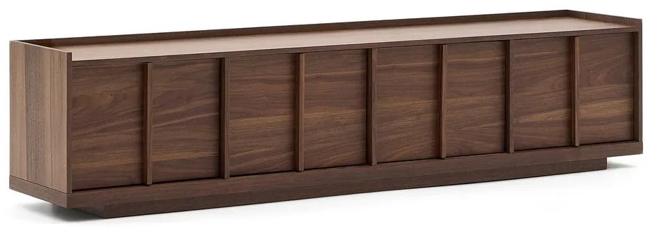 Hnedý TV stolík v dekore orecha 200x47x40 cm Onix – Kave Home