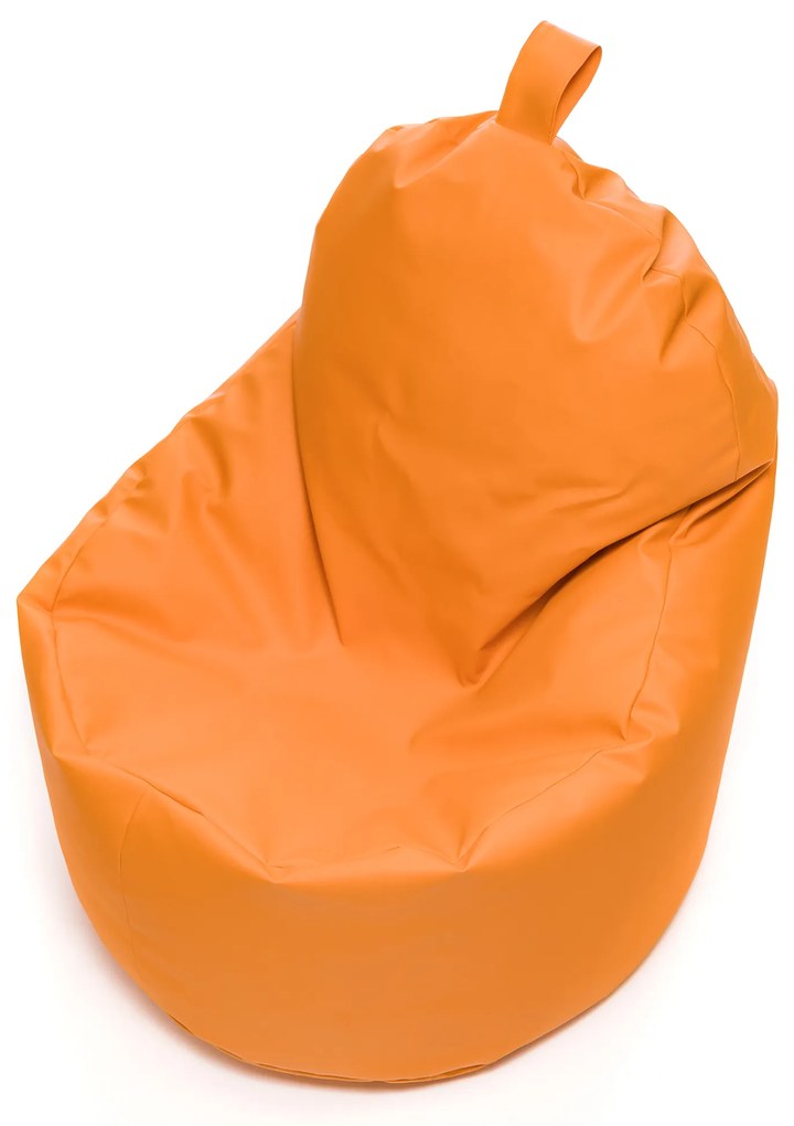INTERMEDIC SK Sedací vak Yoko Ekokoža – 70x75 cm, rôzne farby Farba: E04 - Oranžová pomaranč (ekokoža)