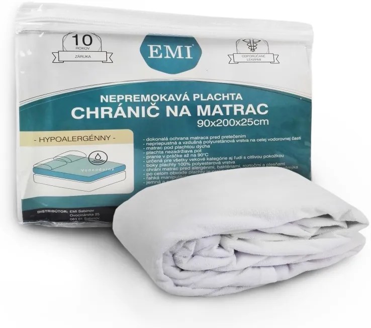 Nepremokavá plachta s gumičkou po obvode EMI, Plachta 80x160