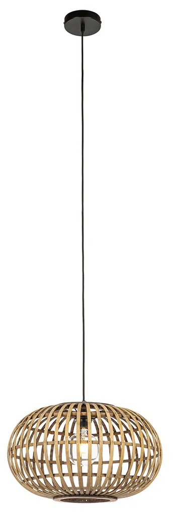 Orientálne závesné svietidlo bambus 44 cm - Amira