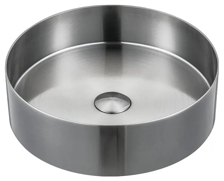 Okrúhle antikoro umývadlo v striebornej farbe ø 38 cm Aurum – Sapho