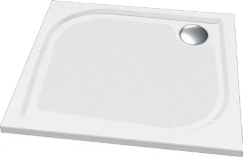BPS-koupelny Sprchová vanička z liateho mramoru - štvorec Noris SQ 90 (90x90x3 cm)