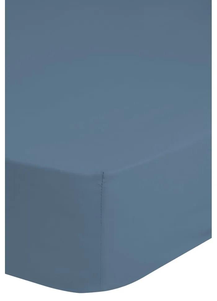 Modrá elastická plachta z bavlneného saténu HIP, 180 x 200 cm