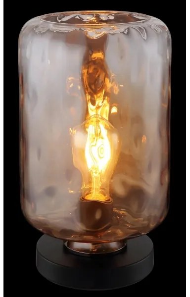Globo 16046TA - Stolná lampa DARINA 1xE27/60W/230V hnedá