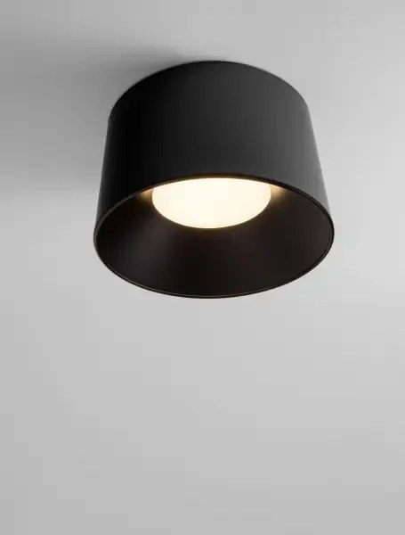 LED čierne dizajnové stropné svietidlo Atil 50