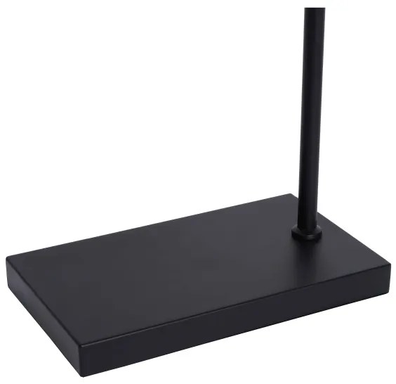 Lucide 21721/01/30 - Stojacia lampa LEANNE 1xE27/40W/230V čierna