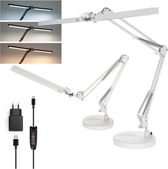 Brilagi - LED stmievateľná stolná lampa VARIO LED/15W/230V 3000-6000K biela