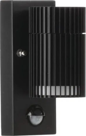 Kanlux 46202 - Vonkajšie nástenné bodové svietidlo so senzorom RADILO 1xGU10/11W/230V IP44 čierne