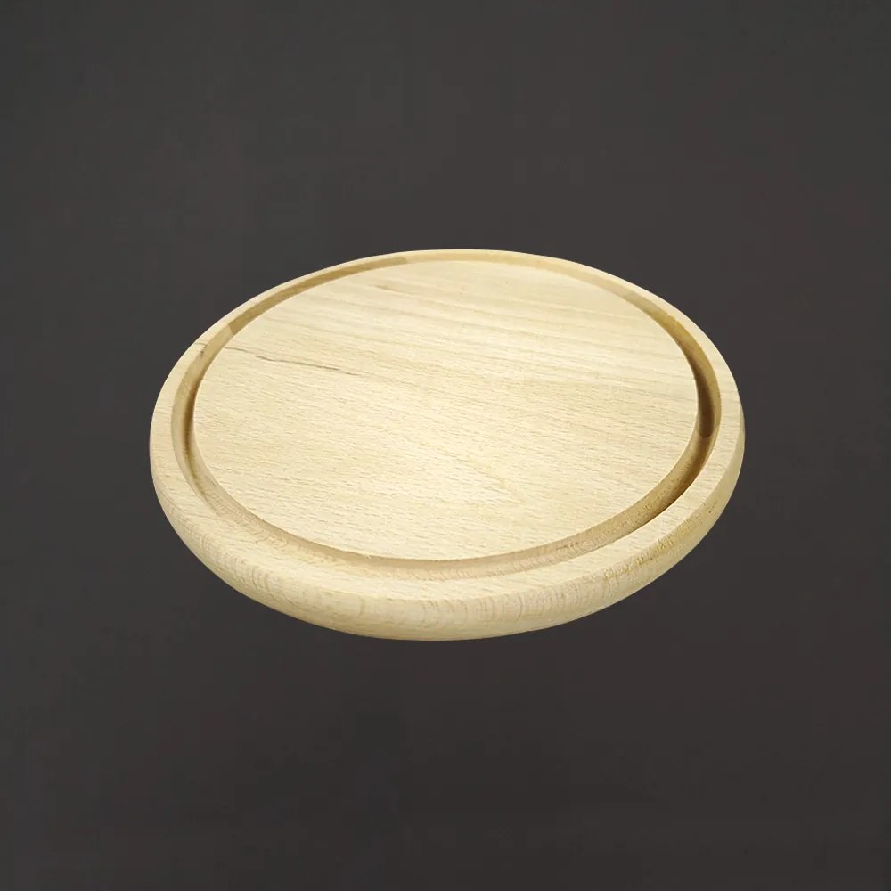 AMADEA Drevená servírovacia doska - podnos, masívne drevo, 20 cm