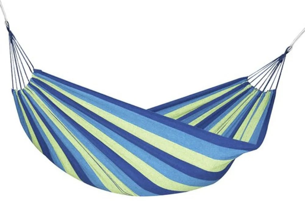 Modrozelená hojdacia sieť HAMMOCK pre 2 osoby 200x150 cm