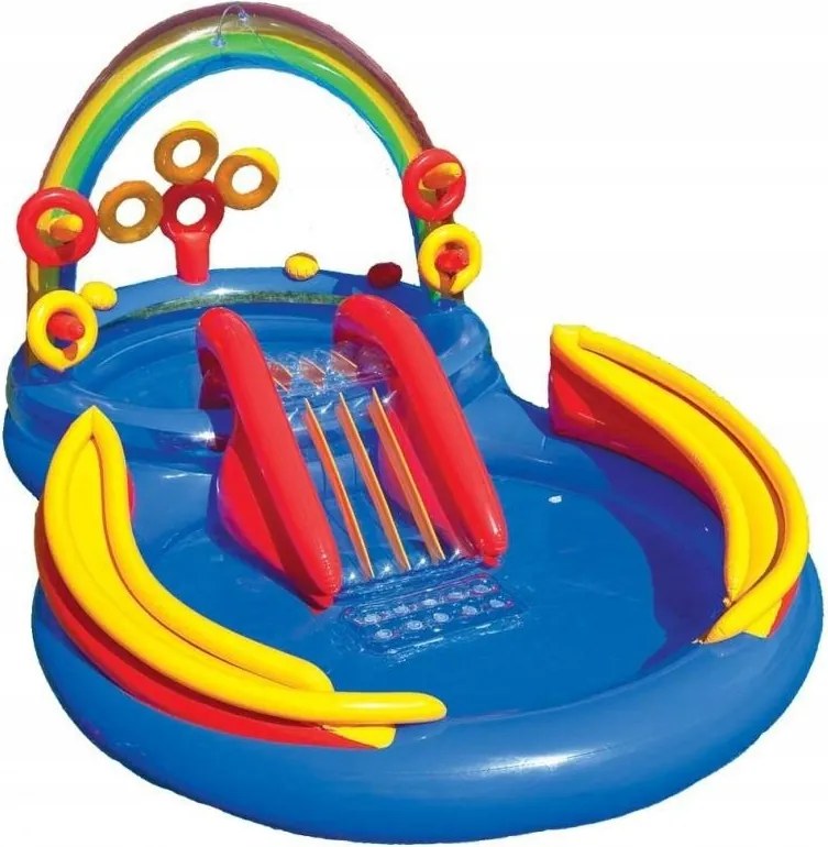 Nafukovací bazén Intex 57453 Dúha Play Centrum 297 x 193 x 135 cm