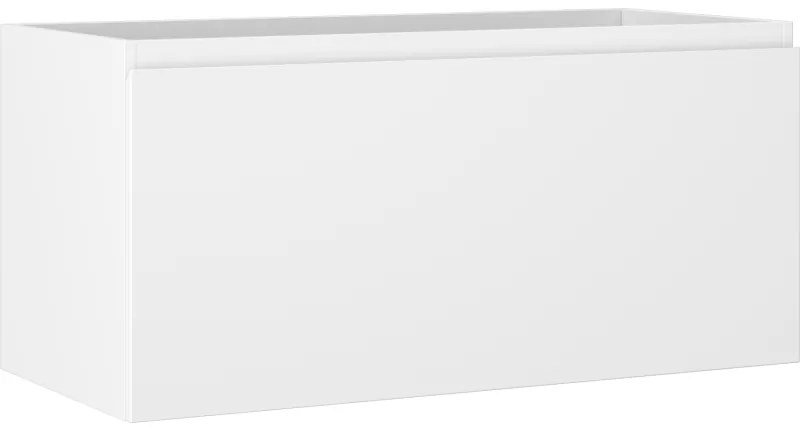 Mexen Orio, kúpeľňová skrinka 100 cm, 1 zásuvka, biela matná, 91A10-10047-1-BF01