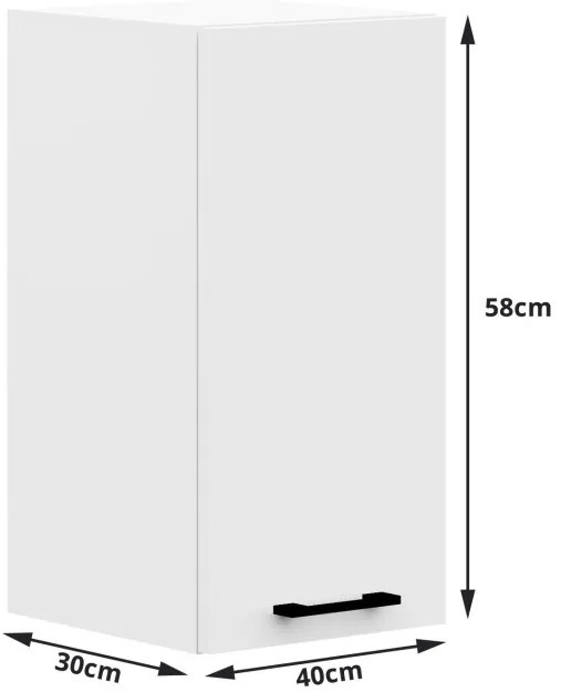 Kuchynská linka OLIWIA 1.8 m biela