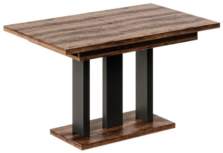 Stôl Appia 210 mat čierna noha dub monastery