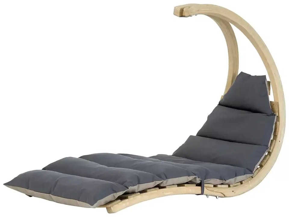 Amazonas Air lounge ležadlo Swing Lounger, 240 × 75 × 114 cm, antracit