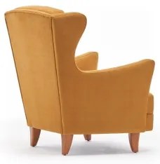 Kreslo ušiak NUPI žlté