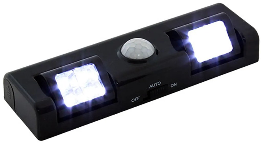 APT ZD26B Osvetlenie s pohybovým senzorom 8 LED, 3x AA - čierne