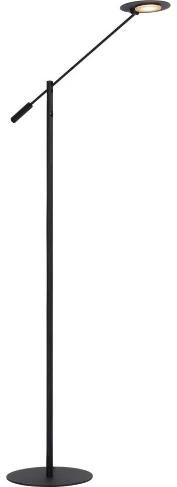 Lucide 19766/09/30 - LED Stmievateľná stojacia lampa ANSELMO LED/9W/230V čierna