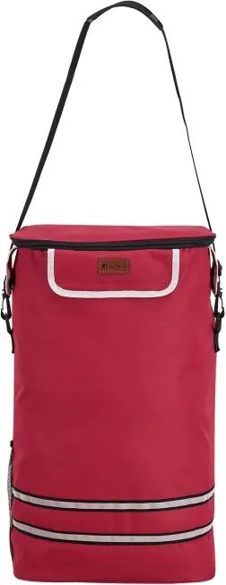 Nákupný vozík 3 v 1 – objem 56 l, červený