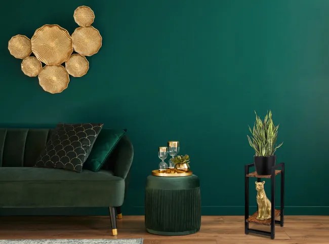 Stojan na kvety LUPIN RUSTIC čierny