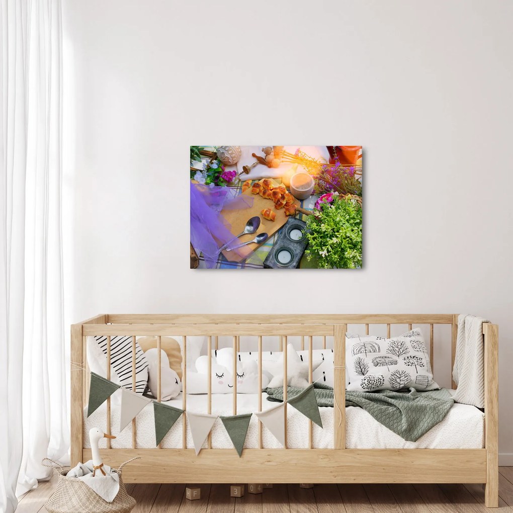 Obraz - letný piknik (70x50 cm)