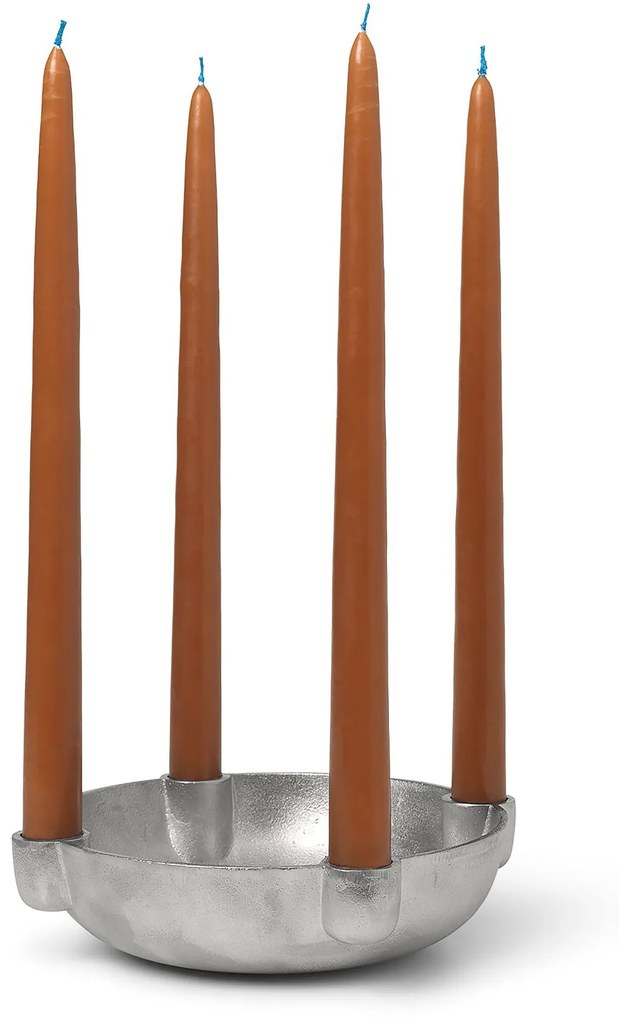 ferm LIVING Sviečka Dipped Candles Amber - set 2 ks