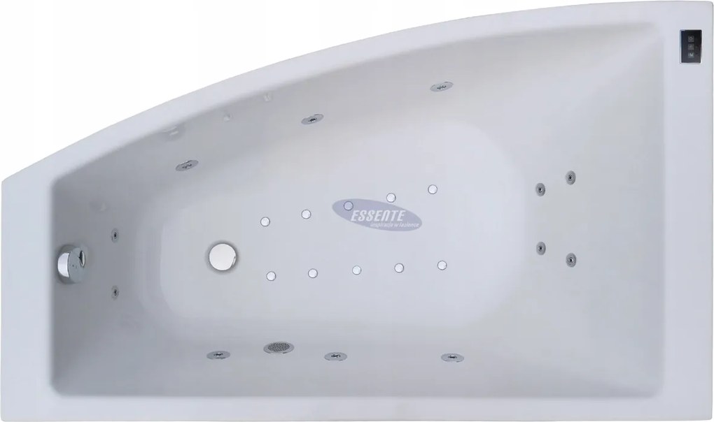 Rohová Vaňa S Hydromasážou 150x90 Ľavá Pravá