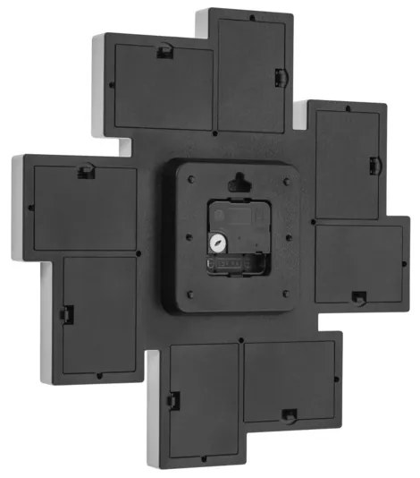 AURIOL® Nástenné hodiny s fotografiami (biela) (100369064)