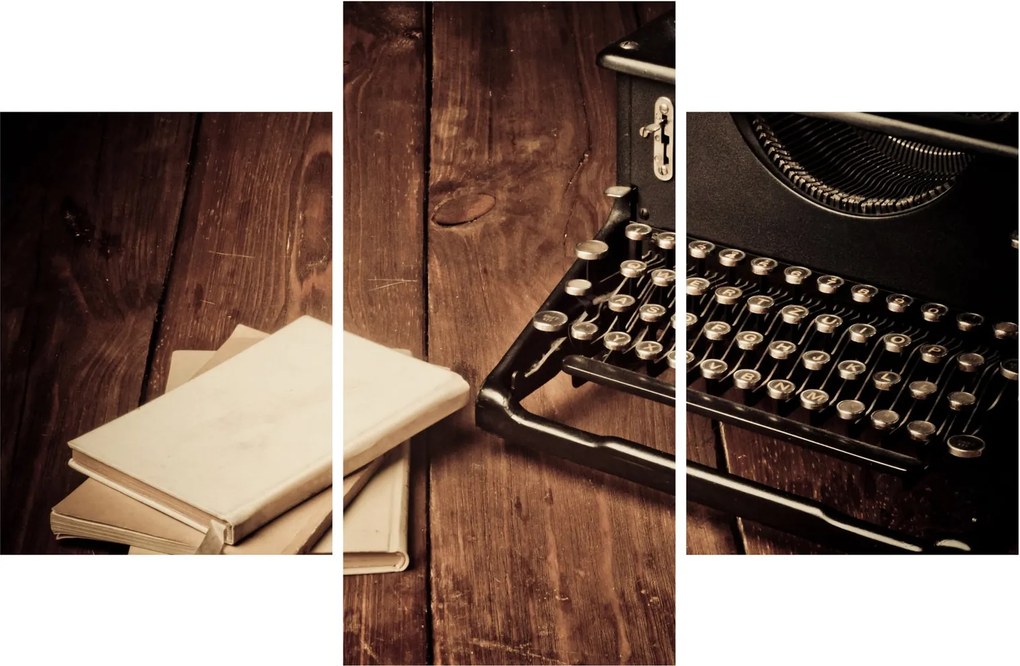 Obraz písacieho stroja (90x60 cm)