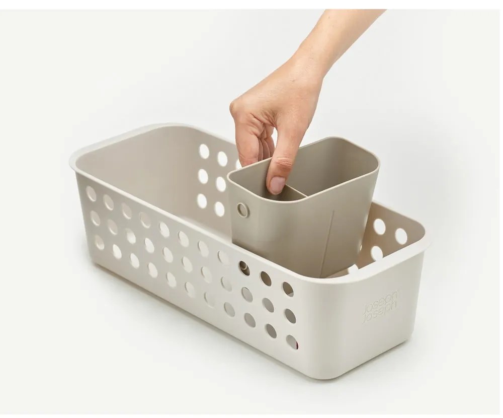 Béžový kúpeľňový organizér EasyStore – Joseph Joseph