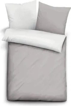 Obliečky šedo-béžové, bavlna%