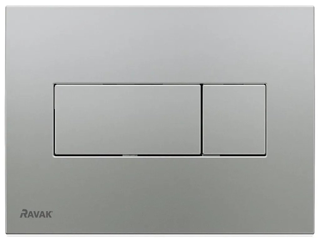 Ravak X01456 - Splachovacie tlačidlo UNI 24,7x16,5 cm matný chróm