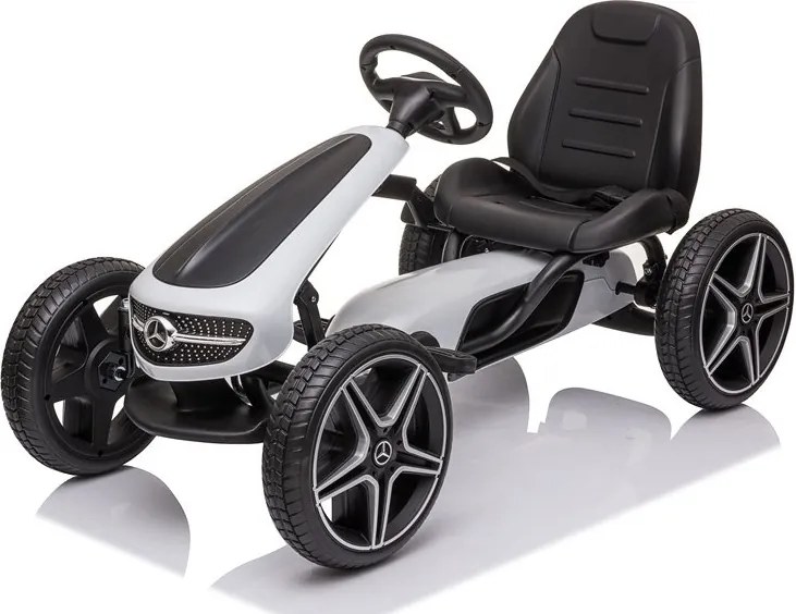 LEAN CARS Gokart Mercedes XMX610 biely