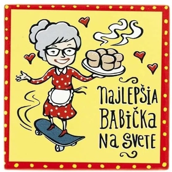 GiftyCity GIFTY CITY Podtácka Najlepšia babička