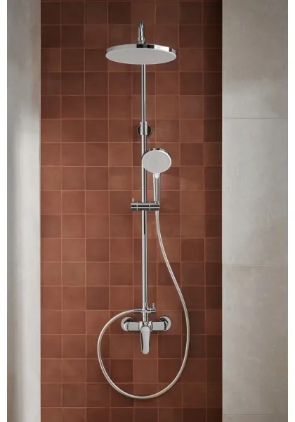 KFA Armatura 5556-910-00 - Sprchová sada s batériou OTAVA lesklý chróm