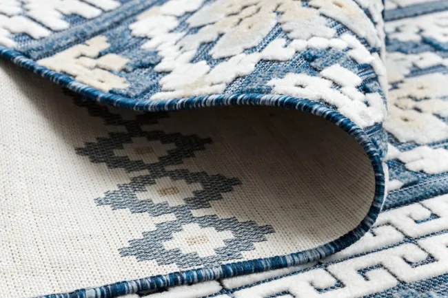 Koberec štrukturálny BOTANIC 65252 Boho - granát