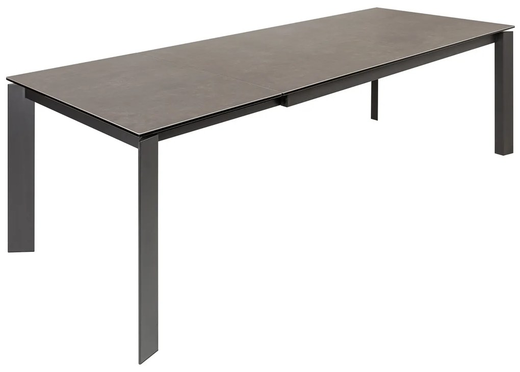 Rozťahovací jedálenský stôl Narissara 180-240 cm antracit