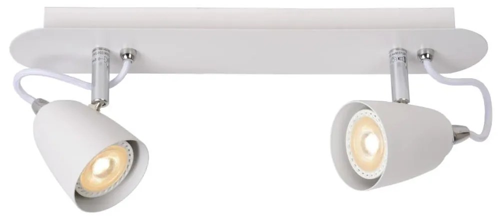 Lucide Lucide 26956/10/31 - LED bodové svietidlo RIDE-LED 2xGU10/5W/230V biele LC1547