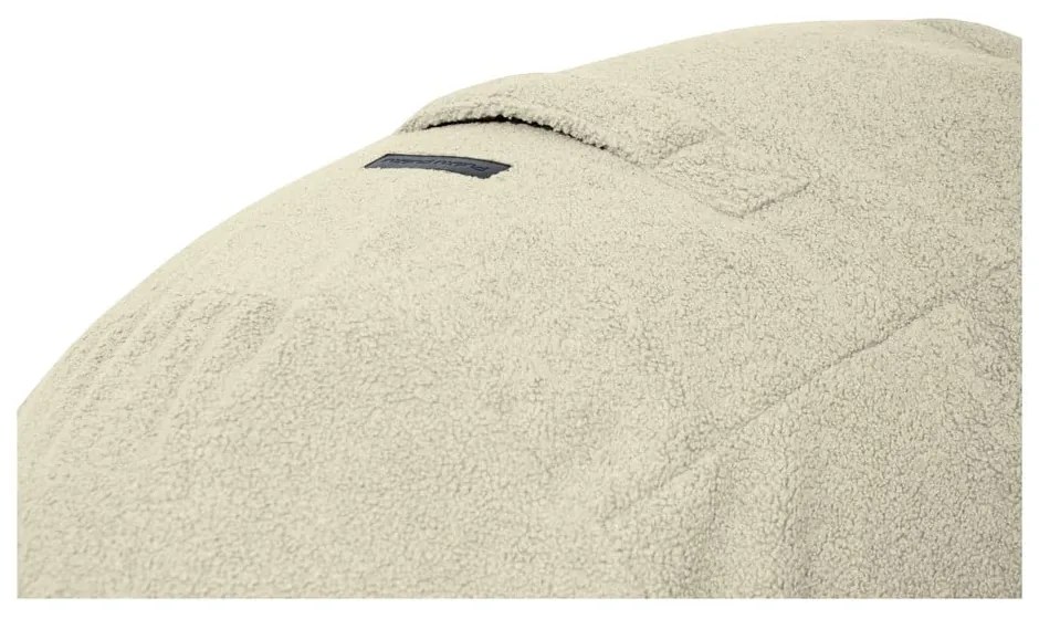 Svetlosivý sedací vak z textílie buklé Roll 105 – SLOWDOWN