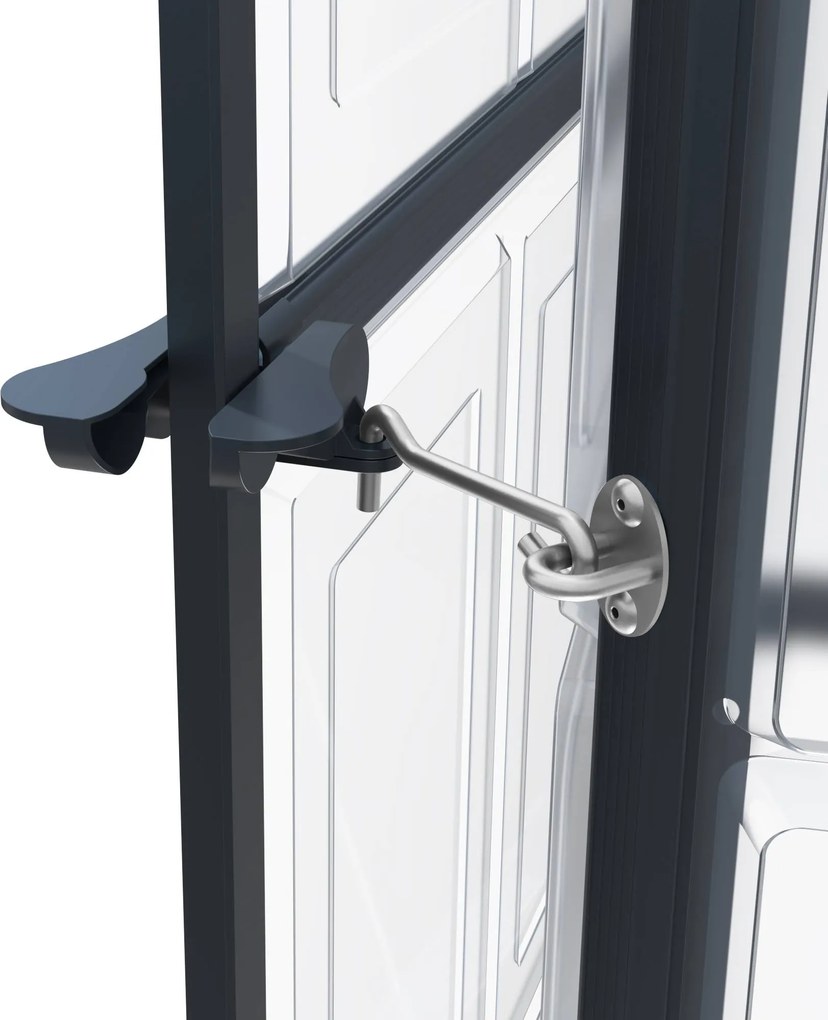 Skleník so základňou BestBerg SH‑9B / 9 m² / 480 × 182 × 208 cm / čierny