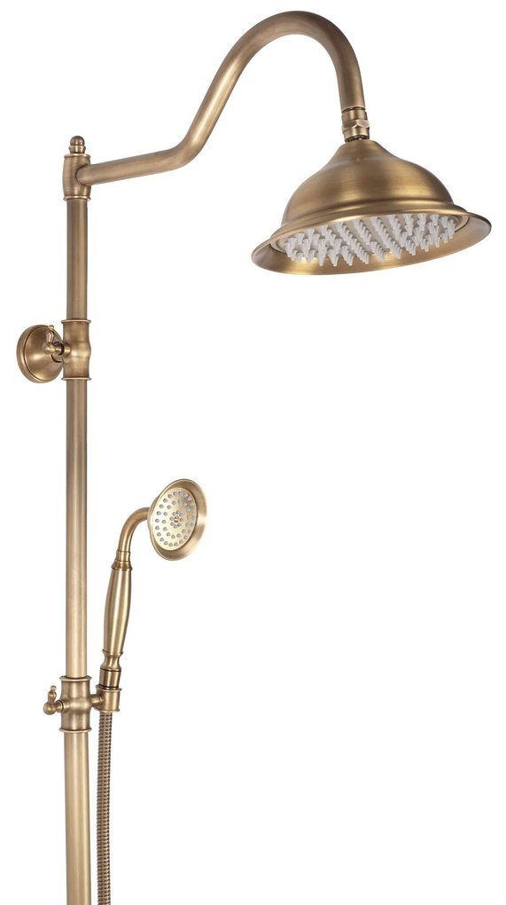 Rea Bergamo, sprchový set v retro štýle, antická bronz, REA-P5002