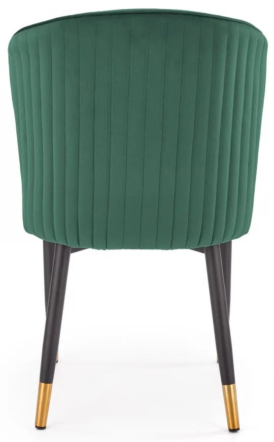 Dizajnová stolička Tiera tmavozelená