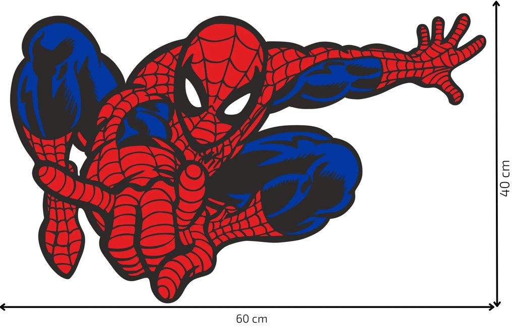 Samolepka na stenu "Spider-man 2"