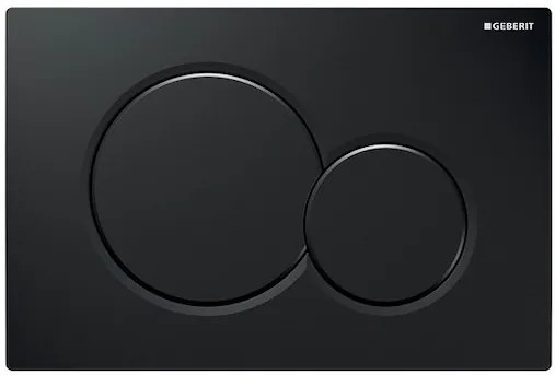 Geberit Sigma01 ovládacie tlačidlo plast čierny lesk 115.770.DW.5