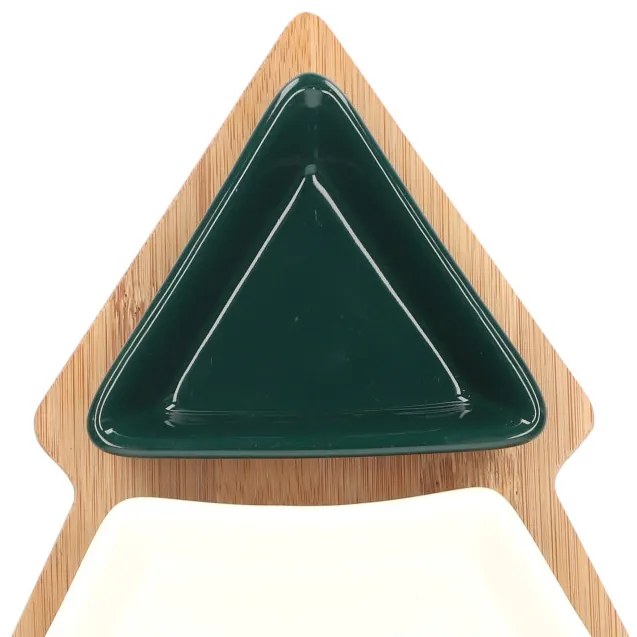 Sada servírovacích misiek TROEL v tvare vianočného stromčeka 982754