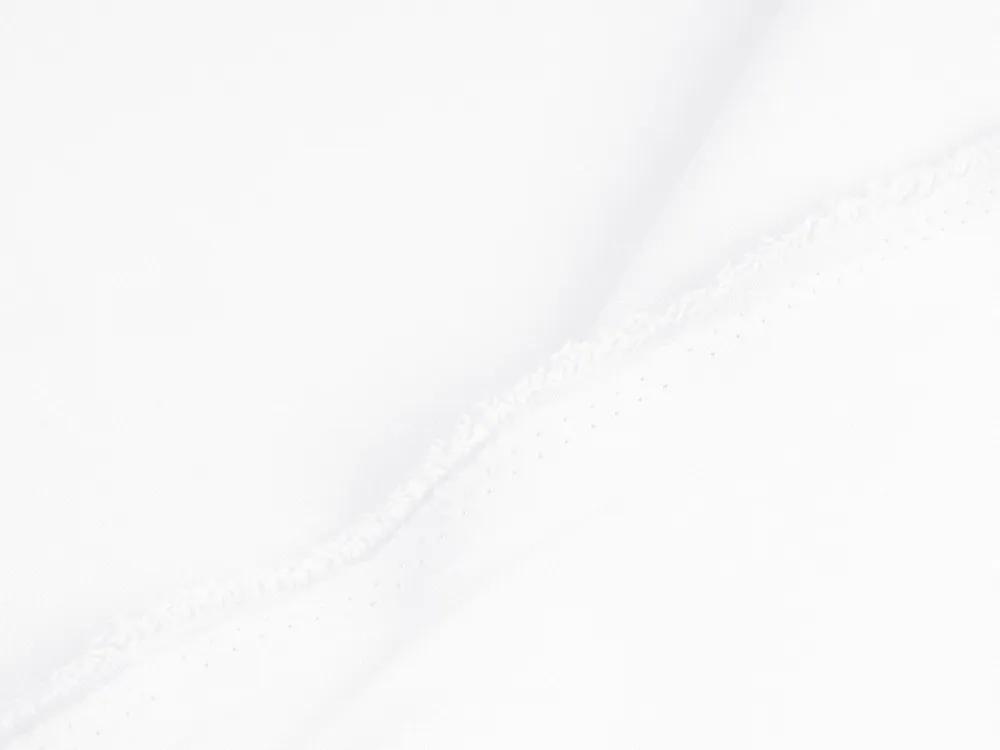 Biante Dekoračný oválny obrus Rongo RG-045 Biely 120x140 cm