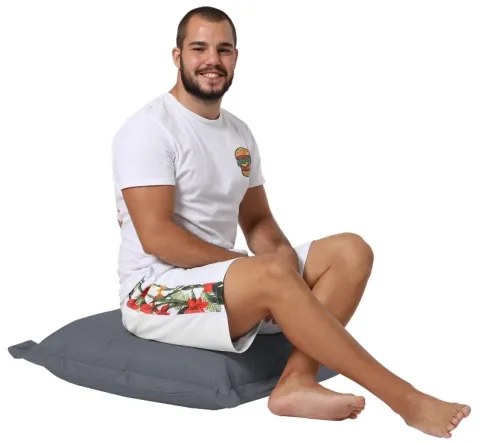 Sedací vankúš 70x70 cm šedá