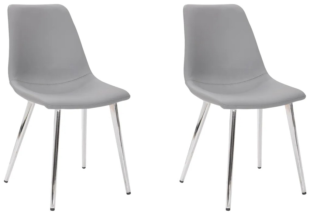2x Stolička Hawaj CL-18062 | svetlo šedá